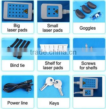 12 paddles 650nm/940nm double wavelength effective diode Lipo Laser for body slimming
