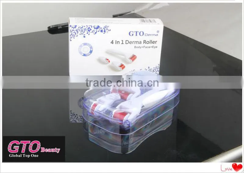 GTO derma roller microneedling 4 in 1 derma roller