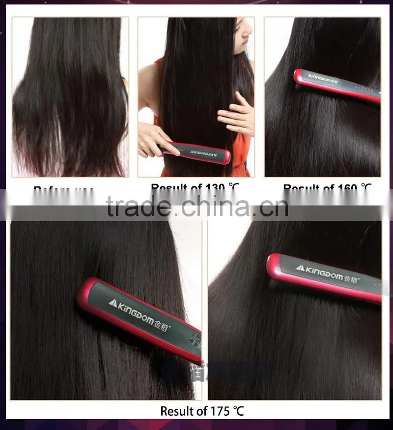 Negative Iron Electric 3 In 1 Mutil Function Hair Straightener And Curler