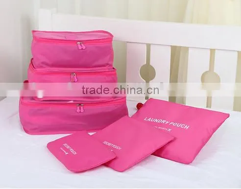 Chian made good quality custom logo Mesh material storage case and bag sets small middle and big size
