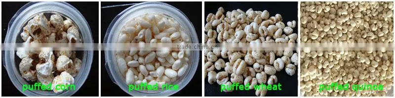 Automatic Puffed wheat Machine Prices/Grain Puffing Machine