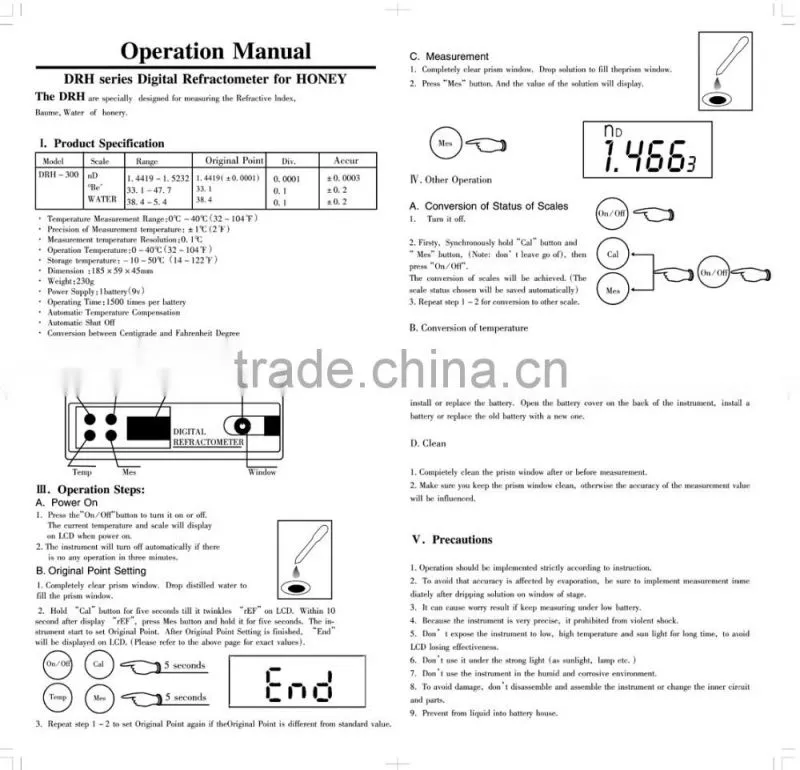 Digital Honey Refractometer