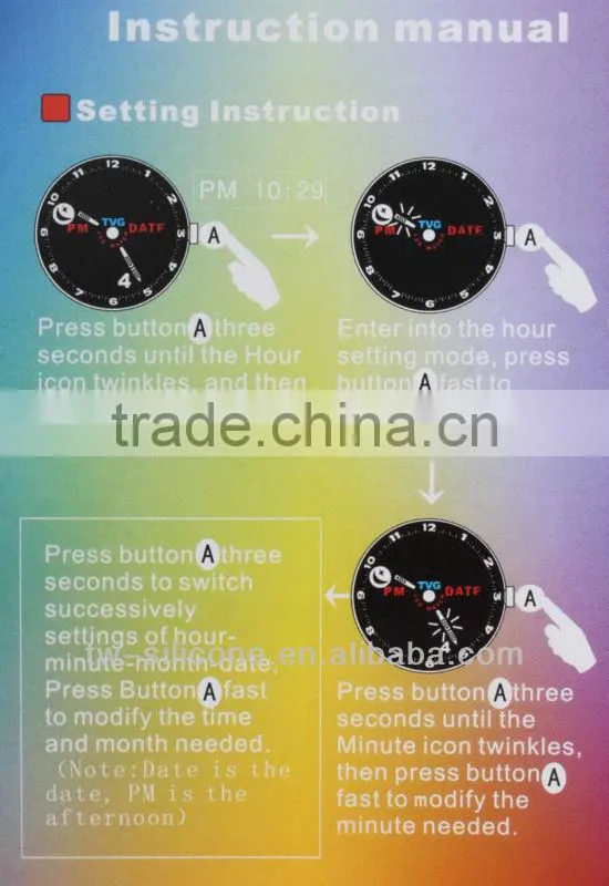 wholesale charming led quartz watch custom led quartz watch