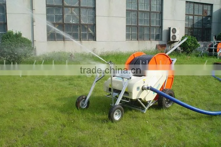 mobile sprinkler irrigation system for farm land