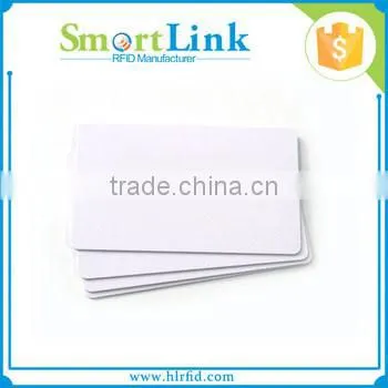 Manufacturer printing HF 13.56MHz Plastic PVC RFID Card for time attendance