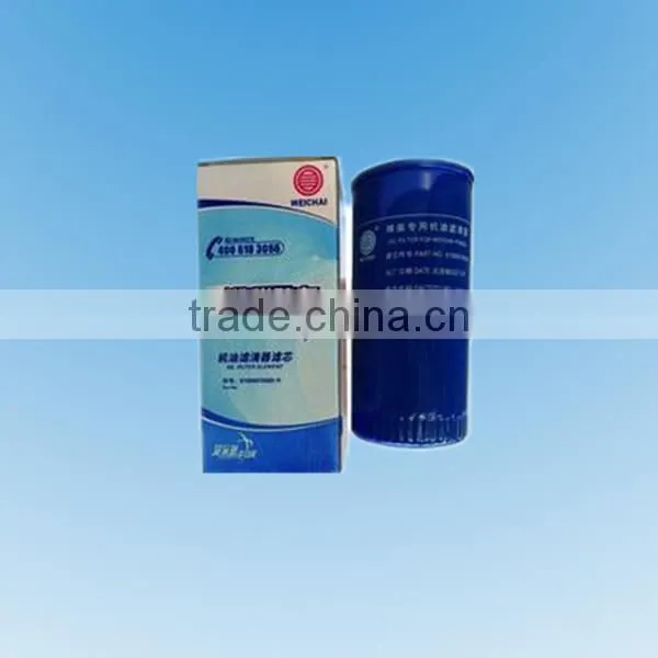 WEICHAI engine spare parts oil filter 61000070005
