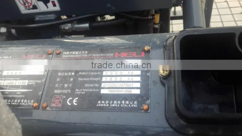 China Top1 Forklift Brand 2ton 4 wheel counterbalance diesel forklift truck