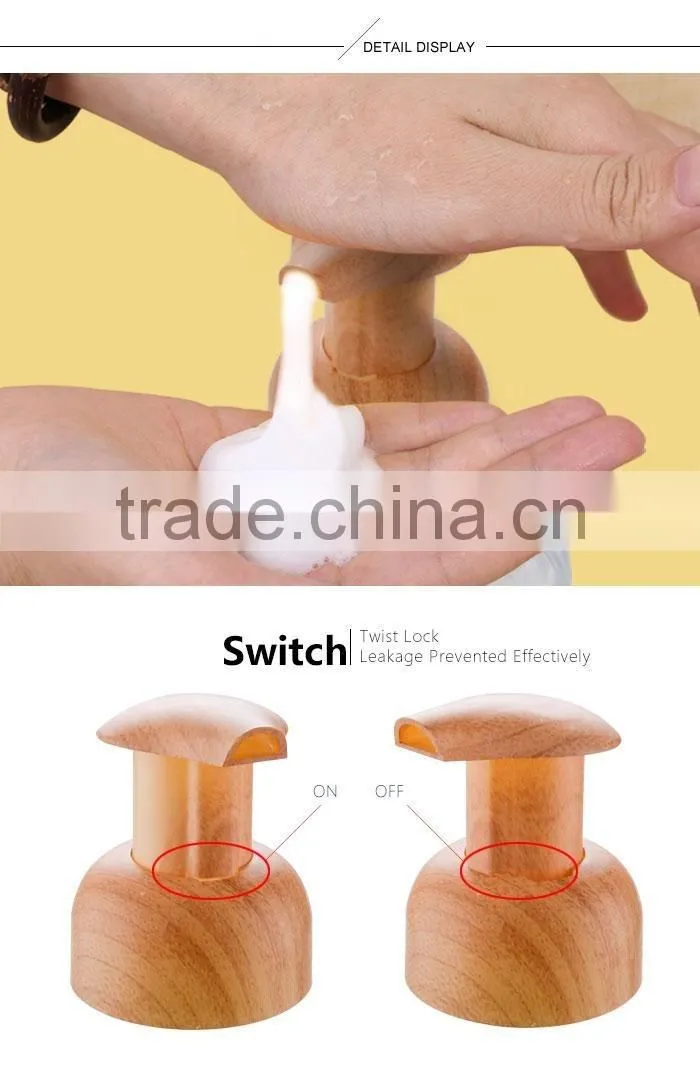 New design transparent dispenser pump empty bottle