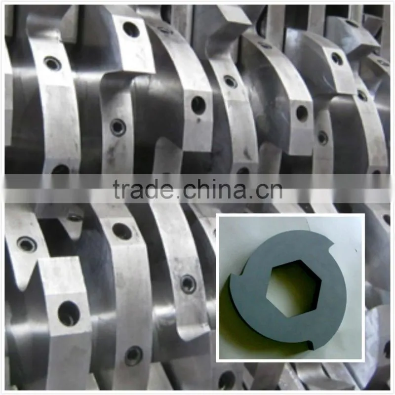 Tire shredder twin shaft shredder Guangzhou Shredder for sale