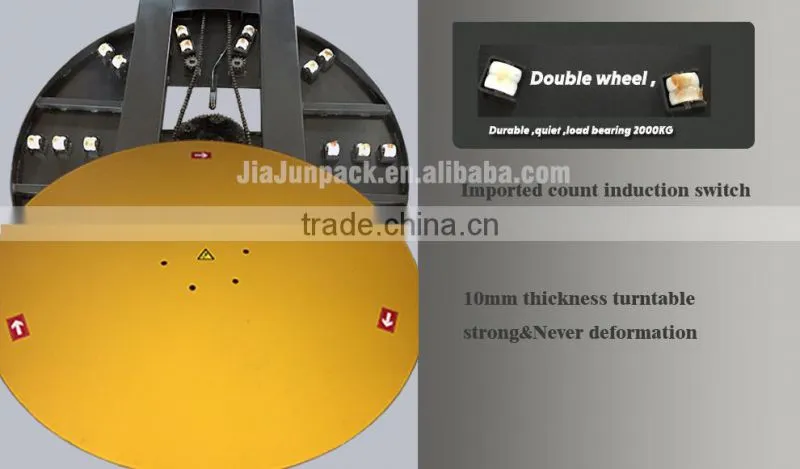stretch wrapping machine with SIEMENS eletric parts short delivery time Factory