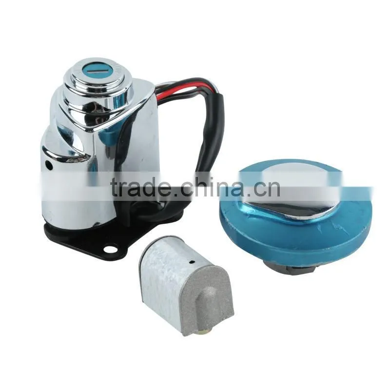 Brand New Fuel Gas Cap mit Abdeckung Key Tank for VT750 STEED400 STEED600