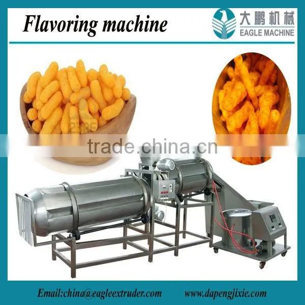 Continuous Cylinder seasoning machine/snack food seasoning machine