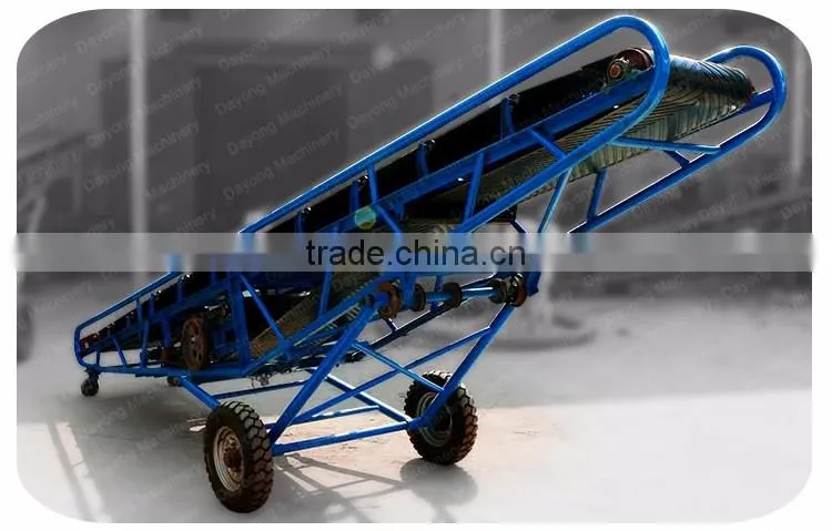 Heavy Duty Steel Belt Conveyor System For Construction