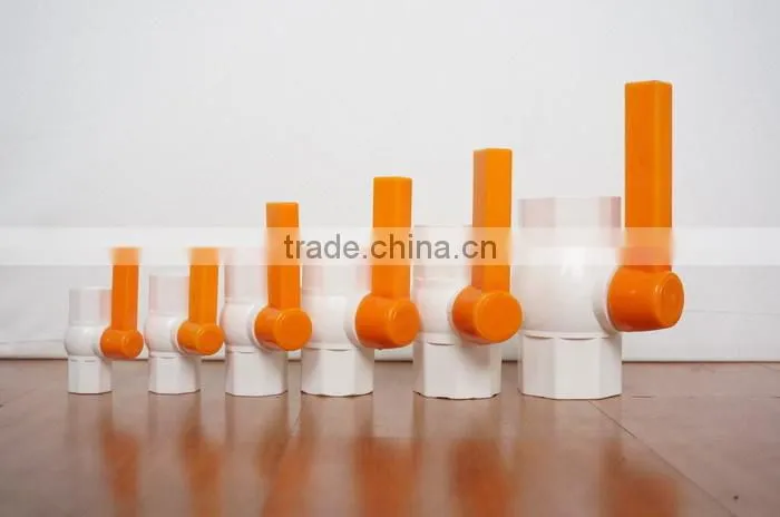 PVC DOUBLE UNION SPECIAL HANDLE BALL VALVE