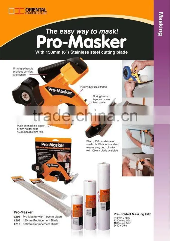 plastic prefolded masking film