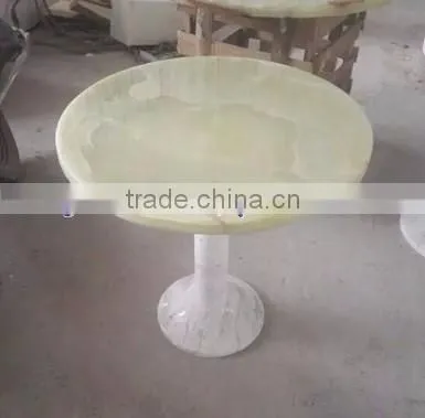 BEAUTIFUL LIGHT GREEN ONYX TABLE TOPS COLLECTION