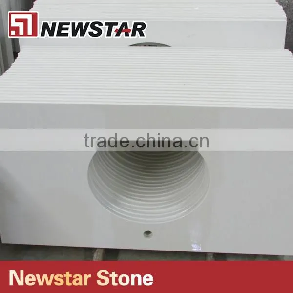 Resin Composite Synthetic Quartz Stone Vanity Top