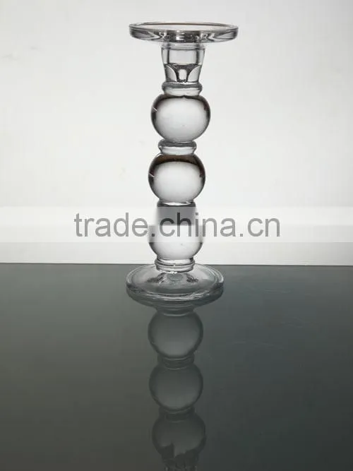 High quality glass candle holder,tall candle holder for weddings