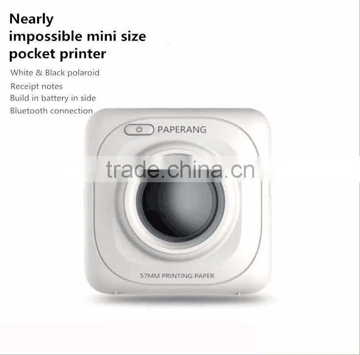 Super Mini Pocket Receipt Printer, Bluetooth Pocket Thermal Printer For Photos/Receipt/Memo Printing