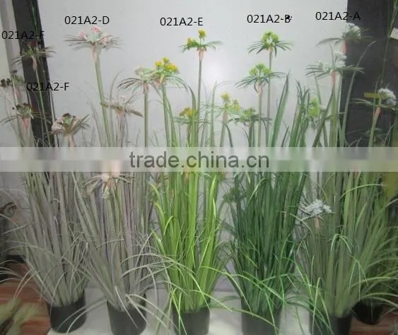 artificial onion grass,potted artificial grass,decorative artificial wheat grass