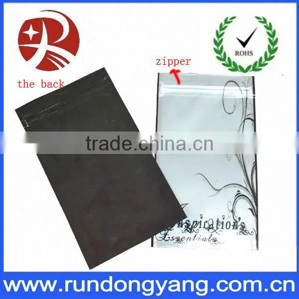 garment packaging Aluminium foil bag with zip lock