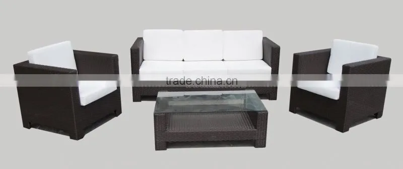 Outdoor Furniture Rattan Sofa Set Of 4 Pcs