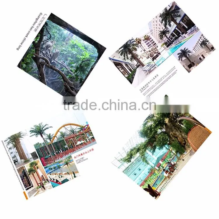 SJL0004 Artificial palm leaves outdoor with uv protected ,1.6M long fake palm leaf