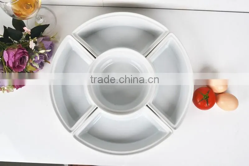 13.5" size porcelain roaster pan with lid