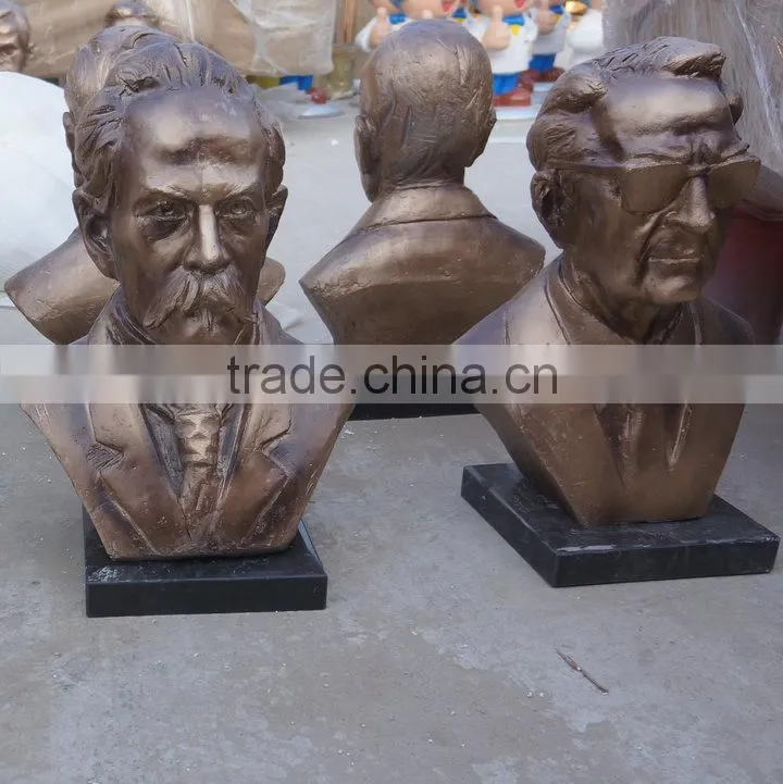 Bronze famous man character sculpture