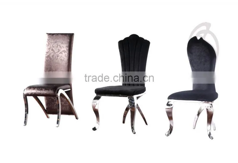 A8068 tempered glass long narrow 12 seater dining table for home using