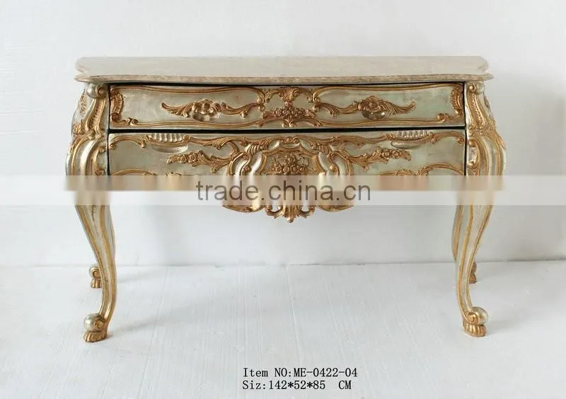 Room Decorative Furniture Marble top plexiglass console table