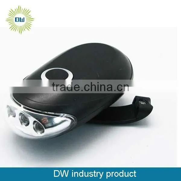 mini led hand crank flashlight