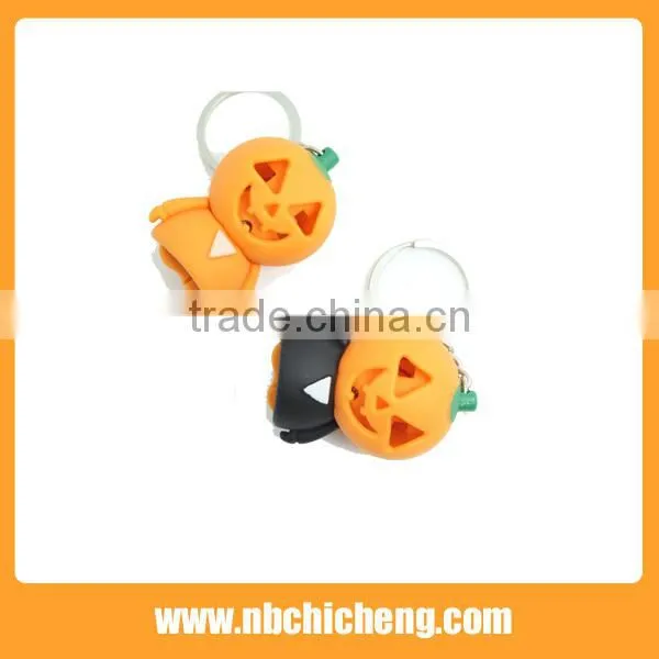 Hallowmas Pumpkin Shape LED Key Chain