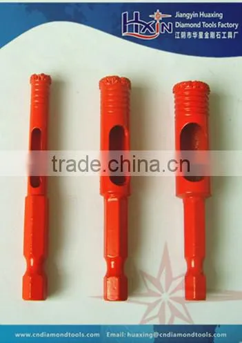 Brazed diamond core drill bit /special shank drill bit