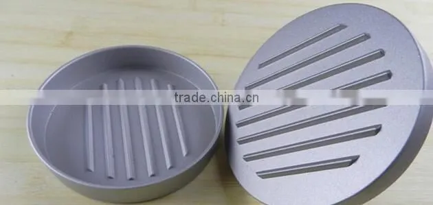 aluminum die casting TPR handle meat pizza stuffed patty maker/ hamburgers patty press burger