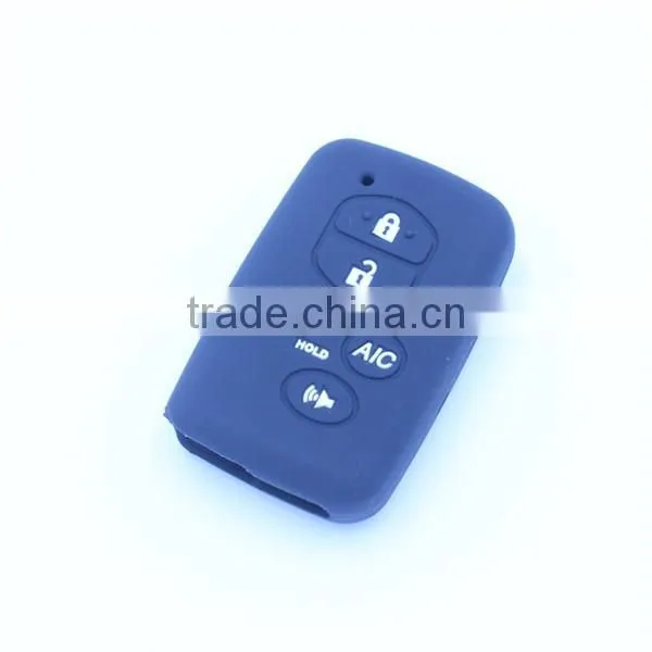 Silicone car key covers, remote key case for toyota 5 buttons with A/C buttons
