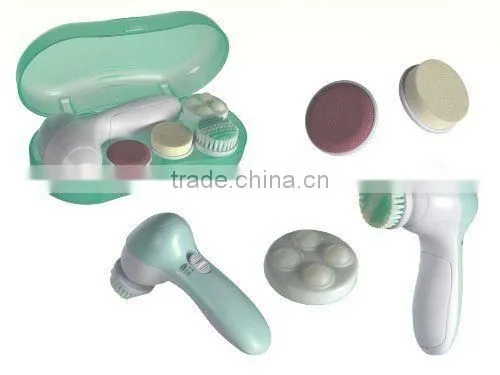 6 in 1 Face Facial Cleansing Brush Spa Skin Care Massage Cleaner