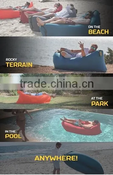 Outdoor inflatable lounger Air Filled Balloon Furniture with Carry Bag