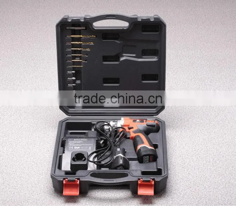 2014 new design 12 volt battery pack li-ion cordless drill of power tools made in China