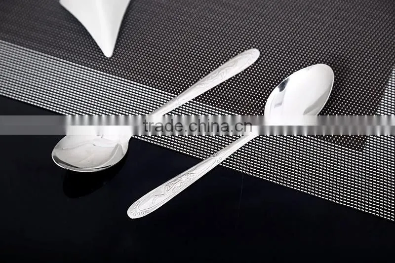 Natural color spoon and fork set free sample available