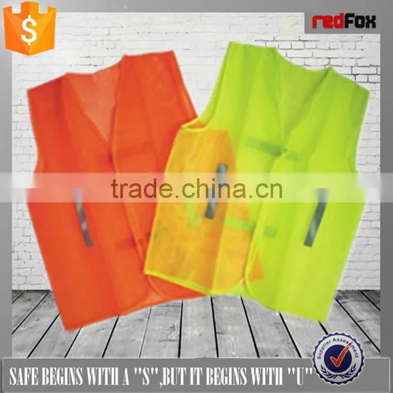 kid polyester reflective safety vest with custom logo