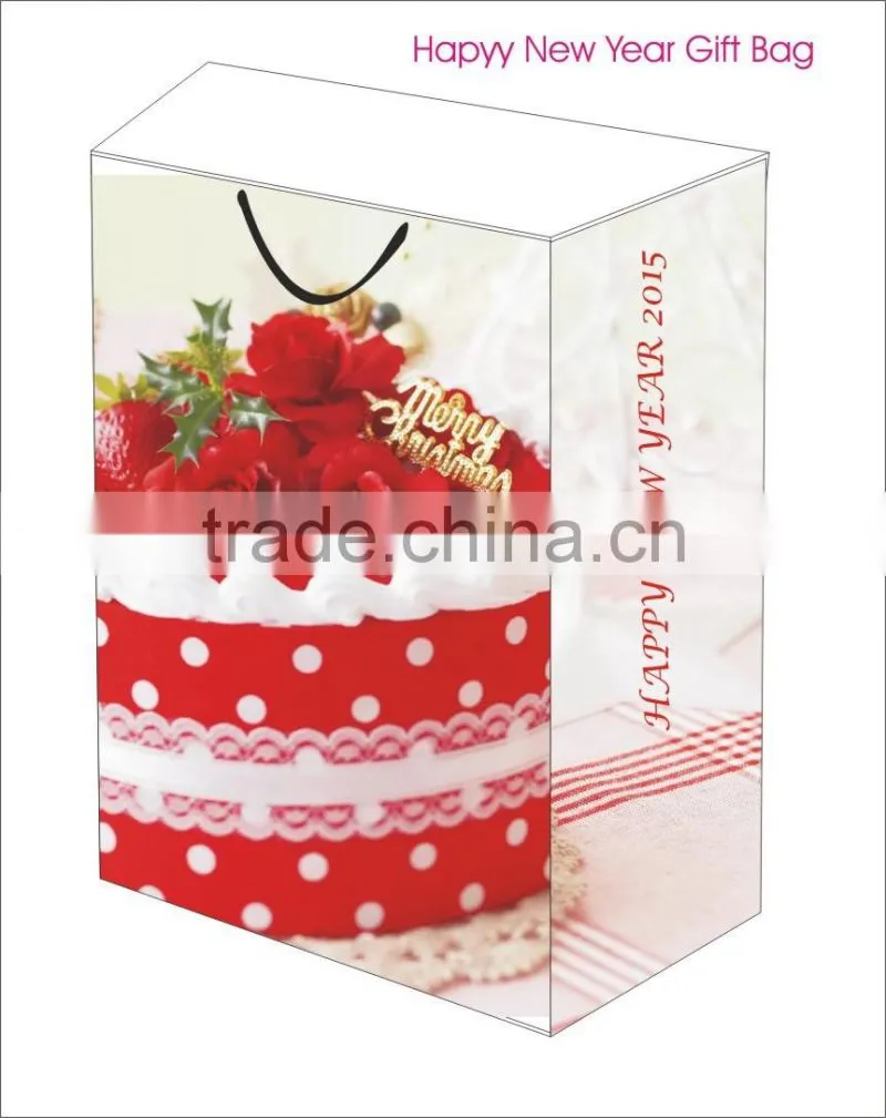 New Year 2016 paper Gift Bag (FREE SHIPPING)