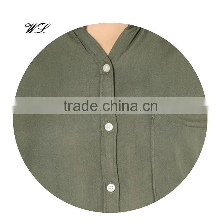 Ladies Brand Designs 100% Cotton Blouse in Bulk Linen Shirts