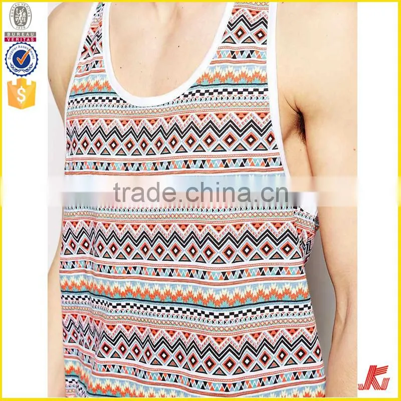 100 cotton men tank top