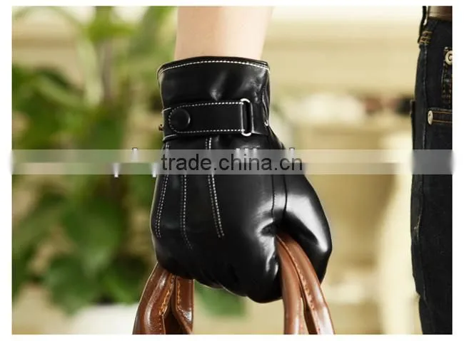 high quality men leather gloves