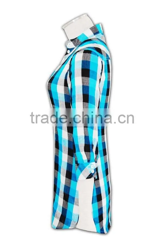100% Cotton Design china made business design mens plaid flannel shirts