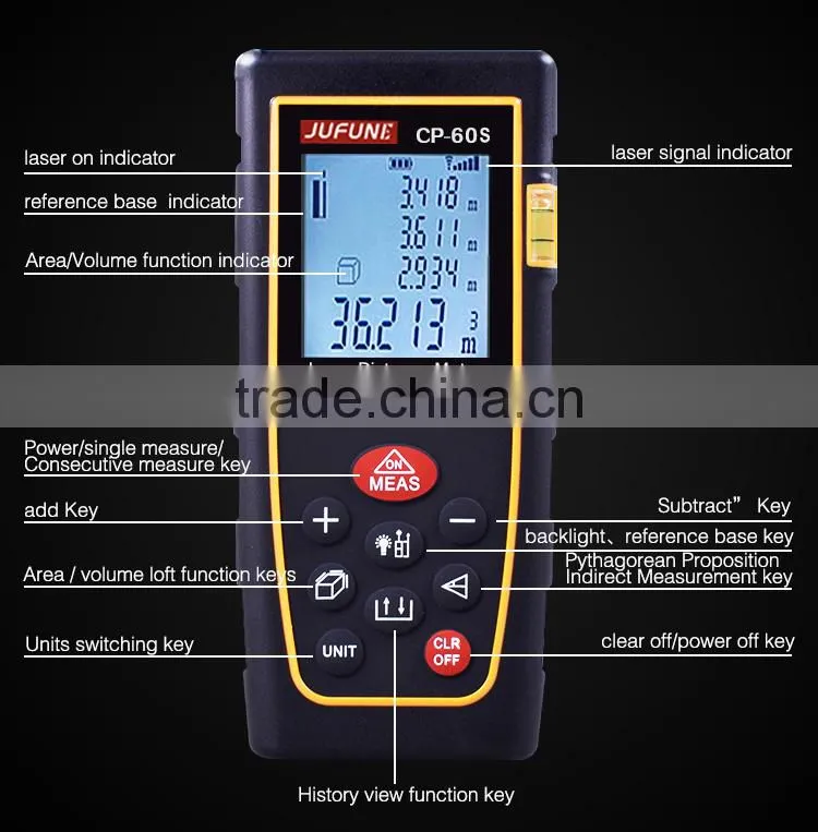 Laser distance measure laser distance meter rangefinder CP-40S