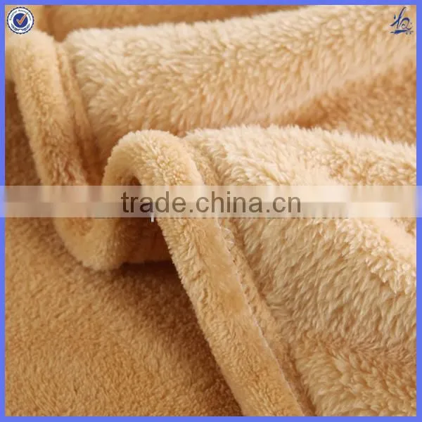 woven fleece flannel blanket/baby soft thick fleece blanket