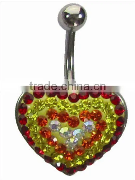 Five pointed star piercing body jewelry display