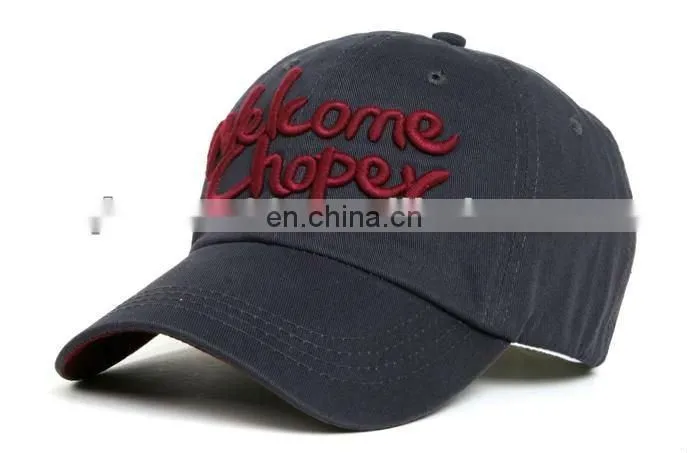 hot sale custom design baseball caps hats manufacturer